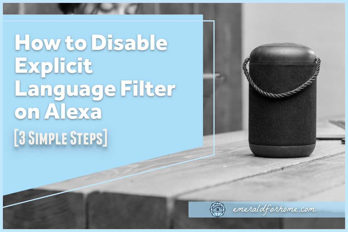 How to Turn off Explicit Filter on Alexa