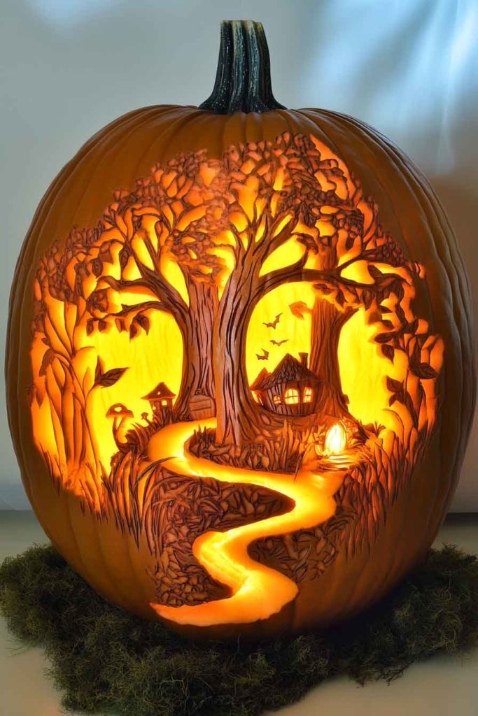 Enchanted Forest Scene