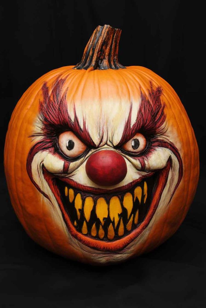 Scary Clown Face