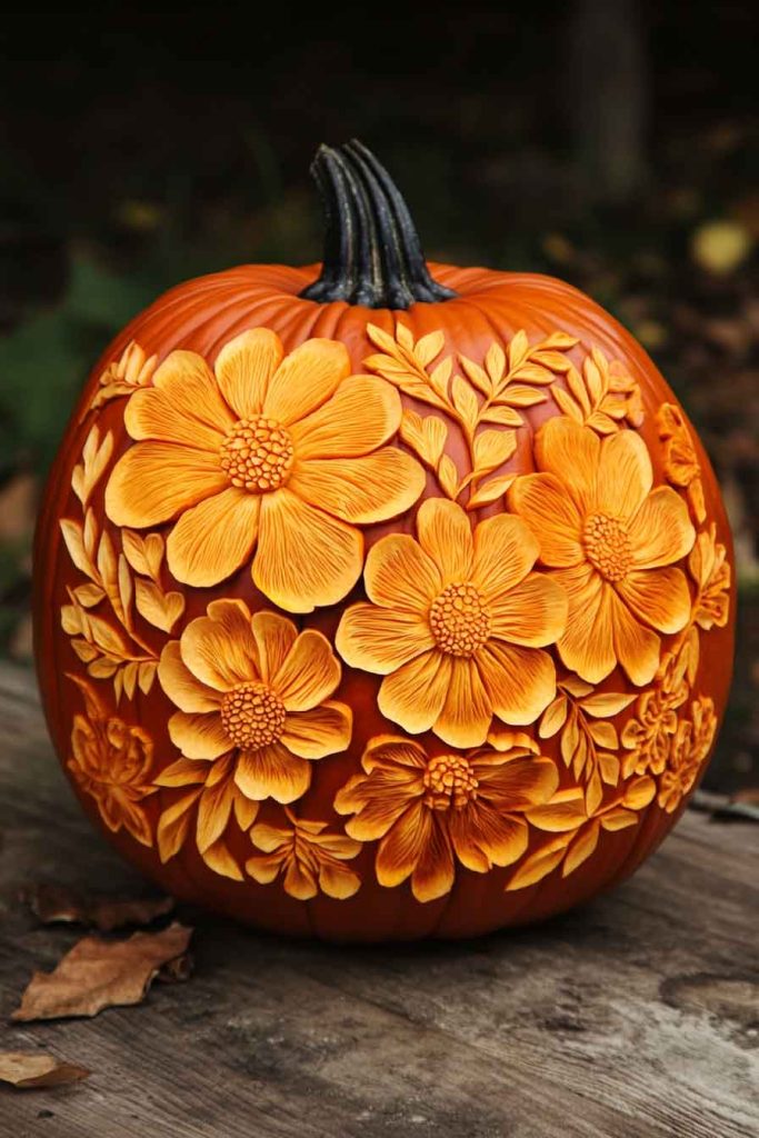 Day of the Dead Marigold Pattern
