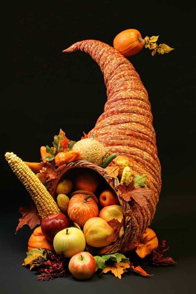 Traditional Harvest Cornucopia