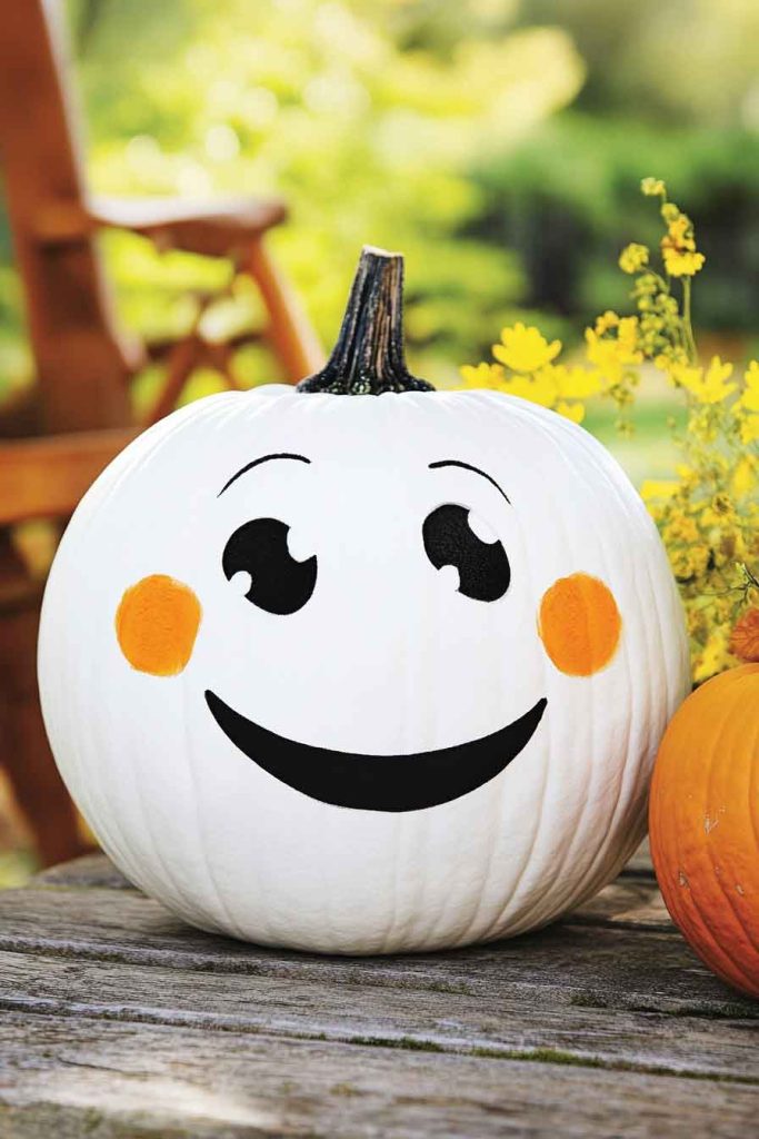 Friendly Smiling Ghost Face