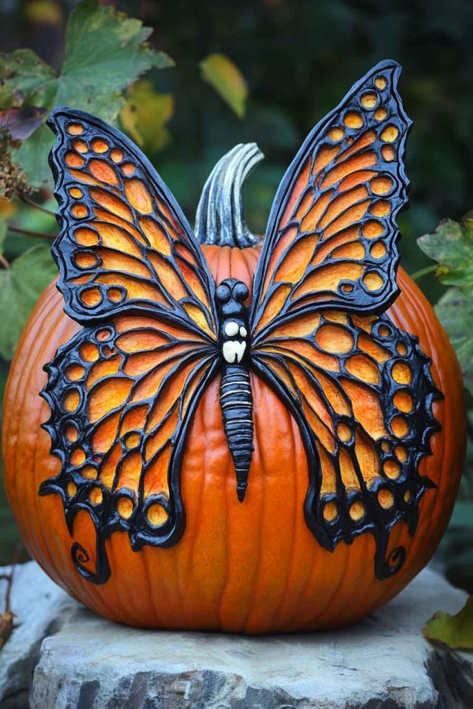 Elegant Butterfly with Spread Wings