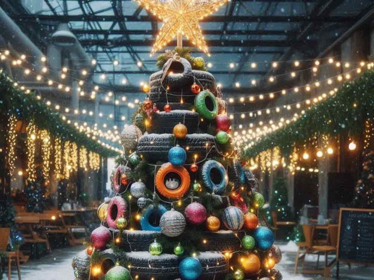 Tire Christmas Tree Designs