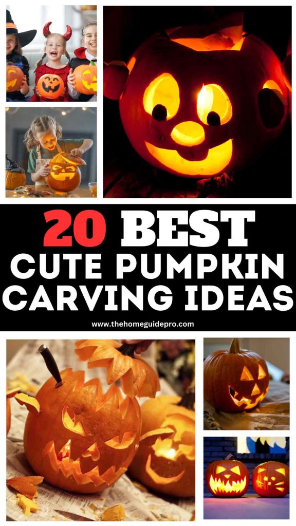 20 Cute Pumpkin Carving Ideas for Halloween