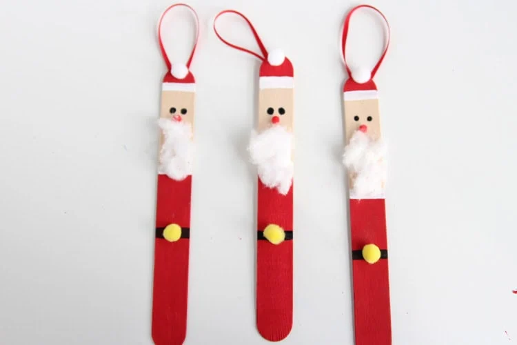 Popsicle Stick Santa
