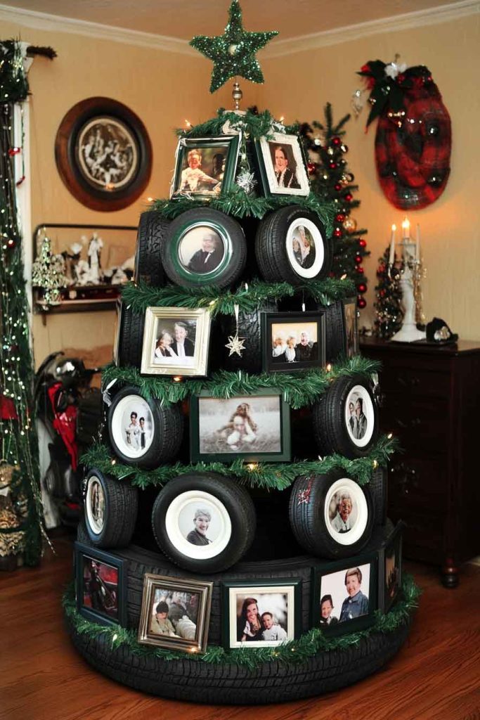 Memory and Photo Tire Tree