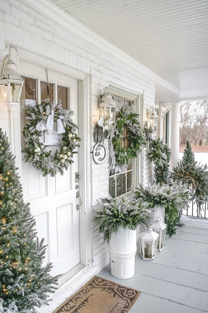 Elegant White Wreath Collection