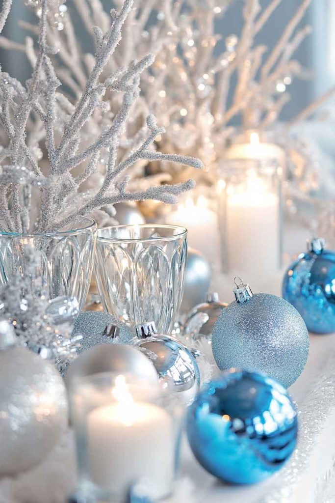  Silver and Blue Winter Wonderland