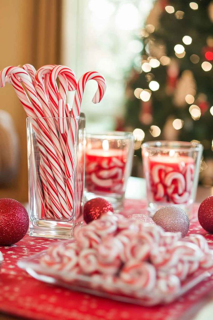 Candy Cane Christmas Coffee Table
