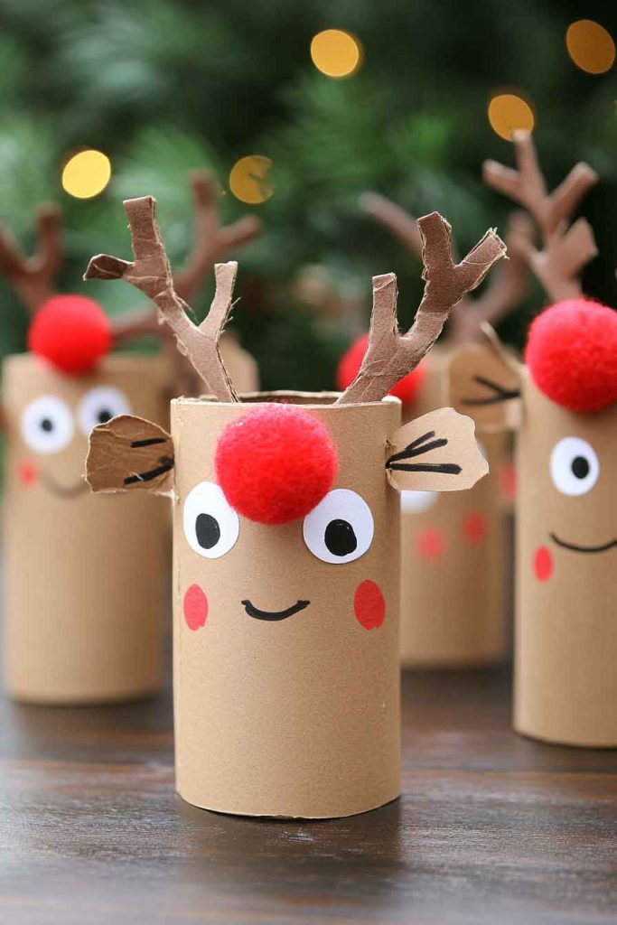 Toilet Paper Roll Reindeer