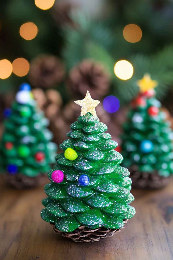 Pinecone Christmas Trees