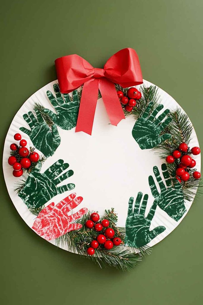 Handprint Wreath