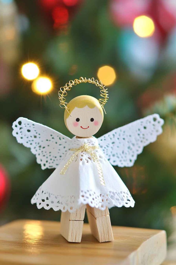 Clothespin Angel