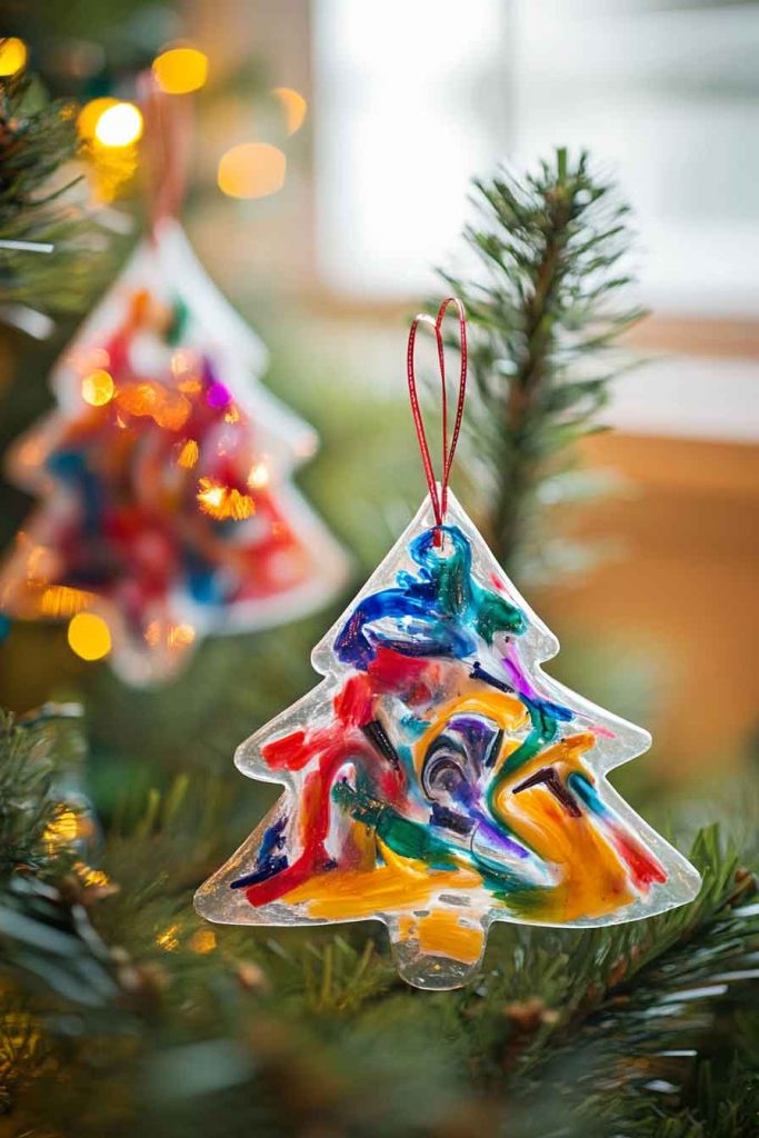Melted Crayon Ornaments