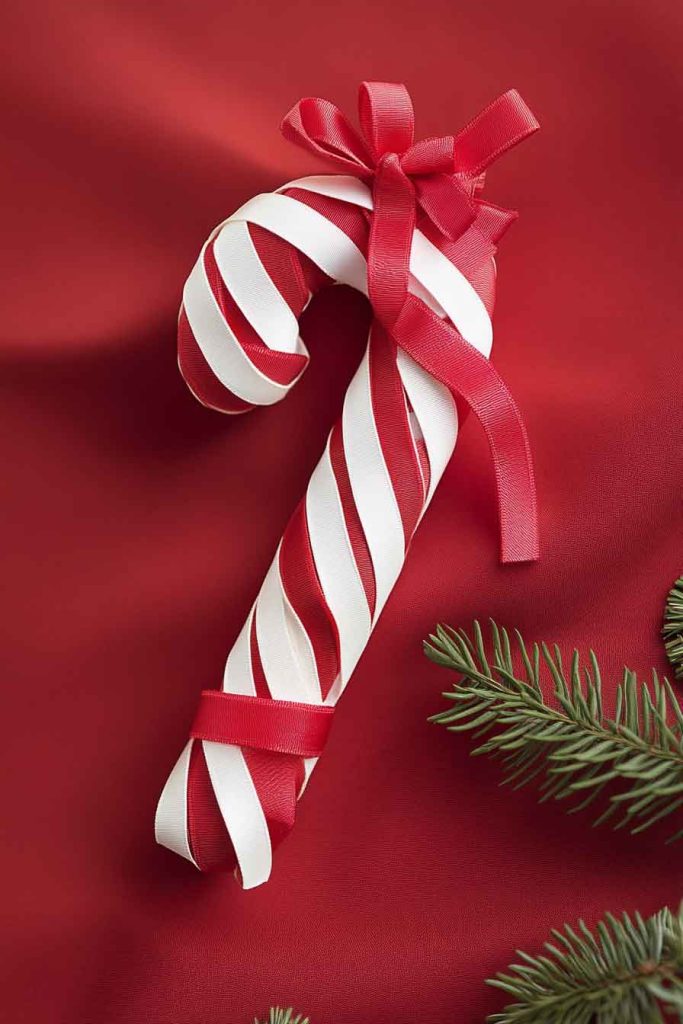 Ribbon Candy Cane