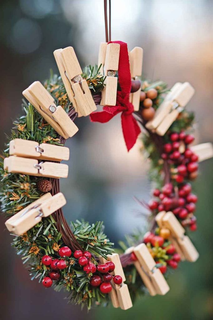 Clothespin Wreath