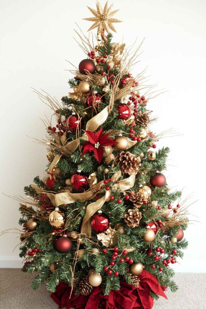 Classic Red and Gold Elegance