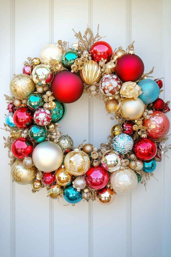 Vintage Ornament Wreath Cluster