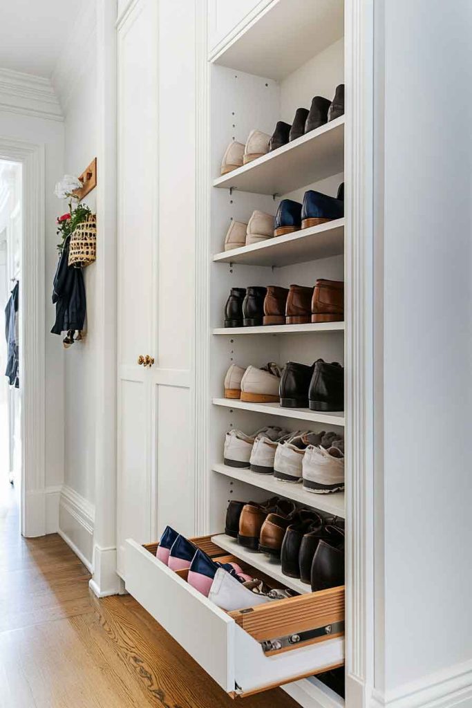 Add a Small Shoe Cabinet
