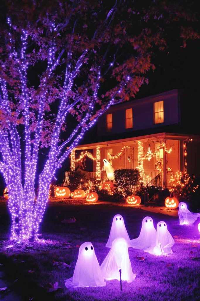Enchanted Outdoor Light Display
