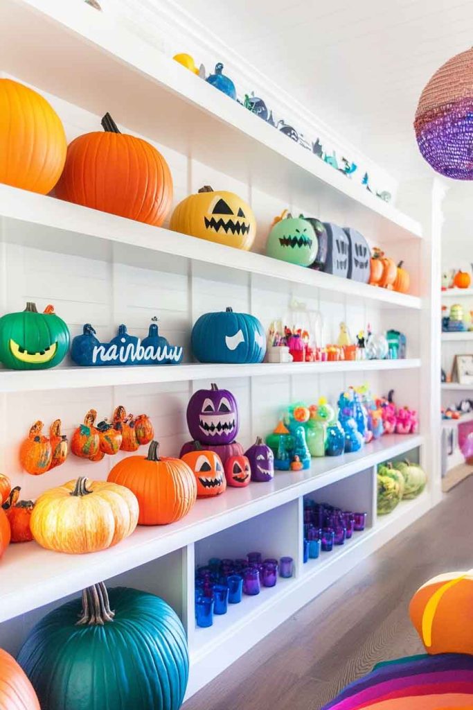 Rainbow Halloween Play Area