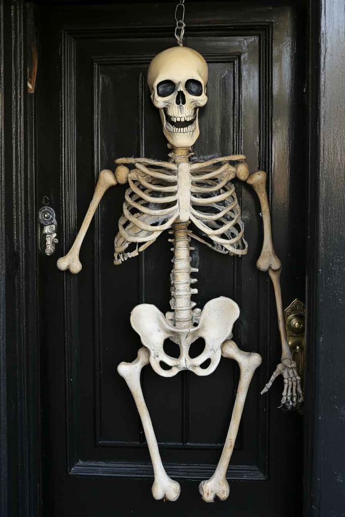 Spooky Skeleton Door Decoration