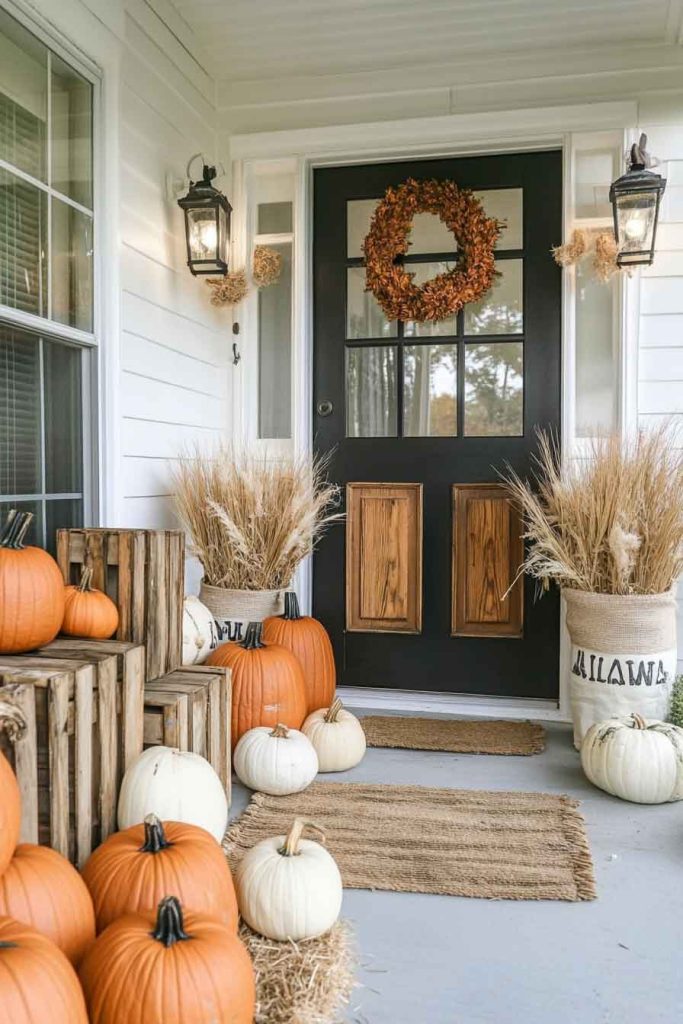 Rustic Farmhouse Halloween Entry