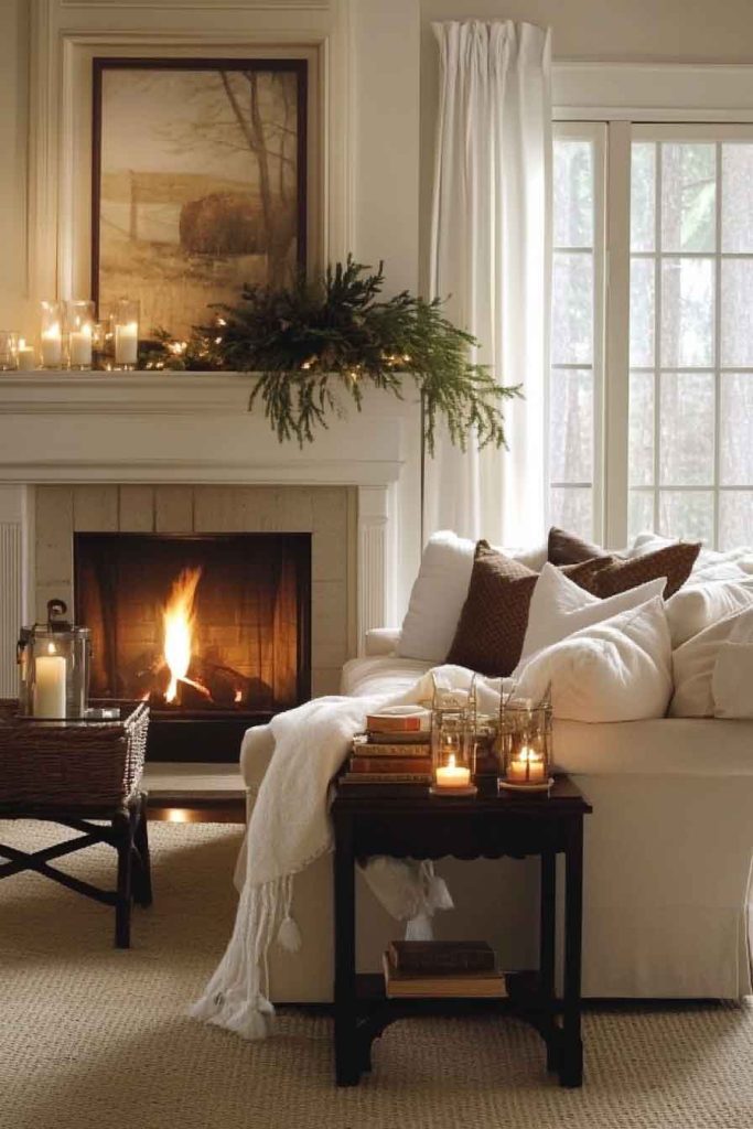 Focus on the Fireplace