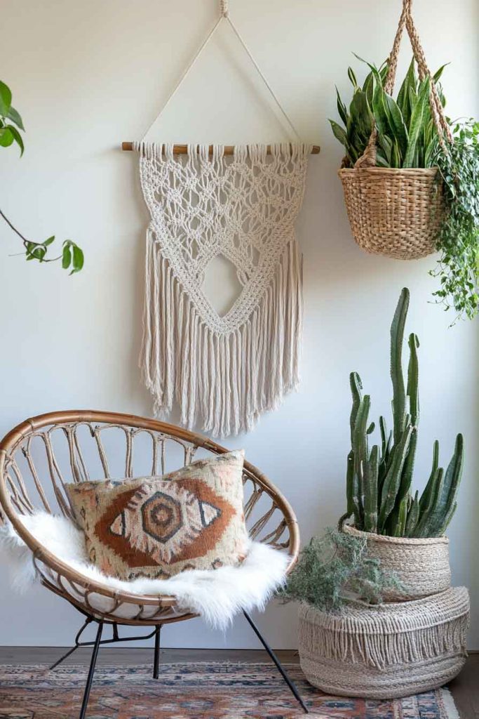 Macramé and Woven Accents