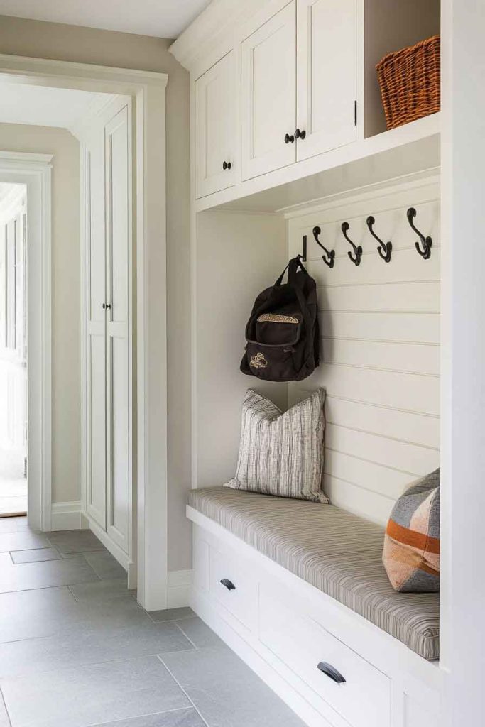 Install Built-In Storage to Eliminate Clutter