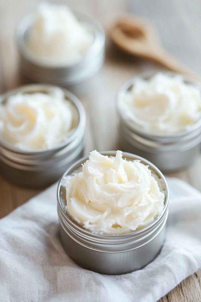 Homemade Body Butter in Small Tins
