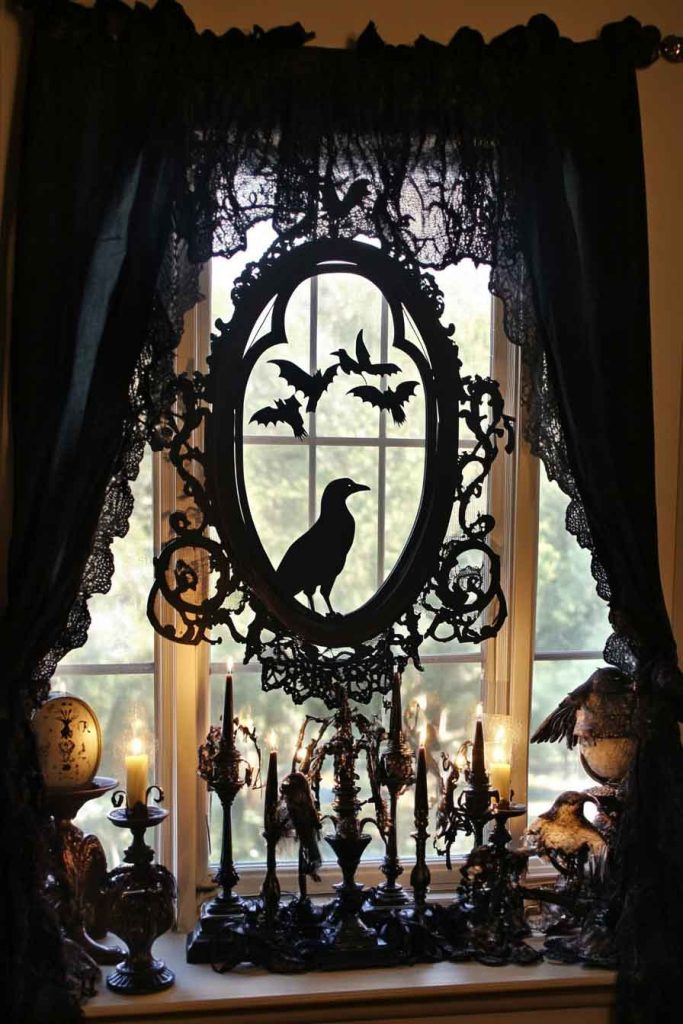 Victorian Gothic Window Display