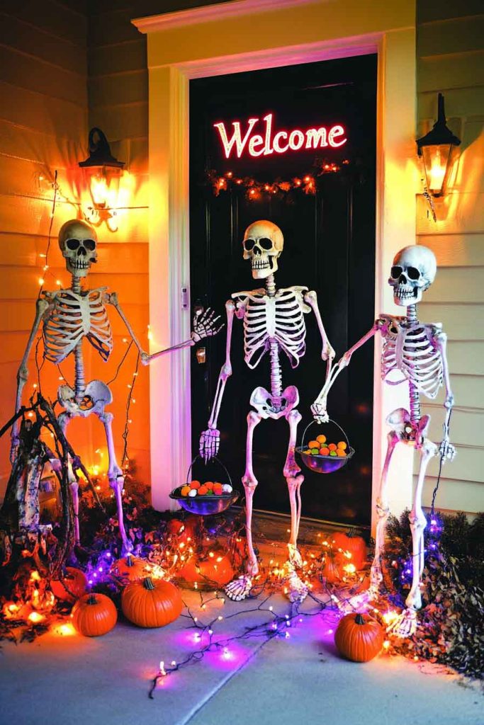 Skeleton Crew Doorway Greeting