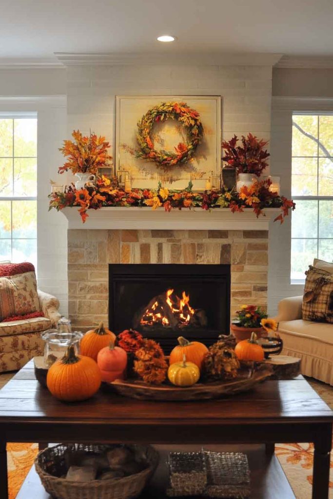 Fall Mantle Color Schemes