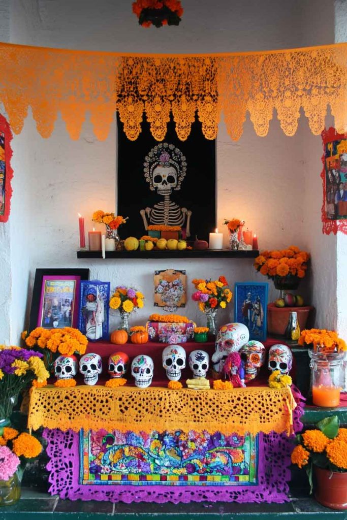 Colorful Day of the Dead Celebration