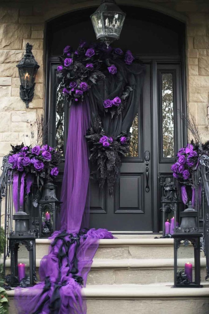 Purple and Black Gothic Romance
