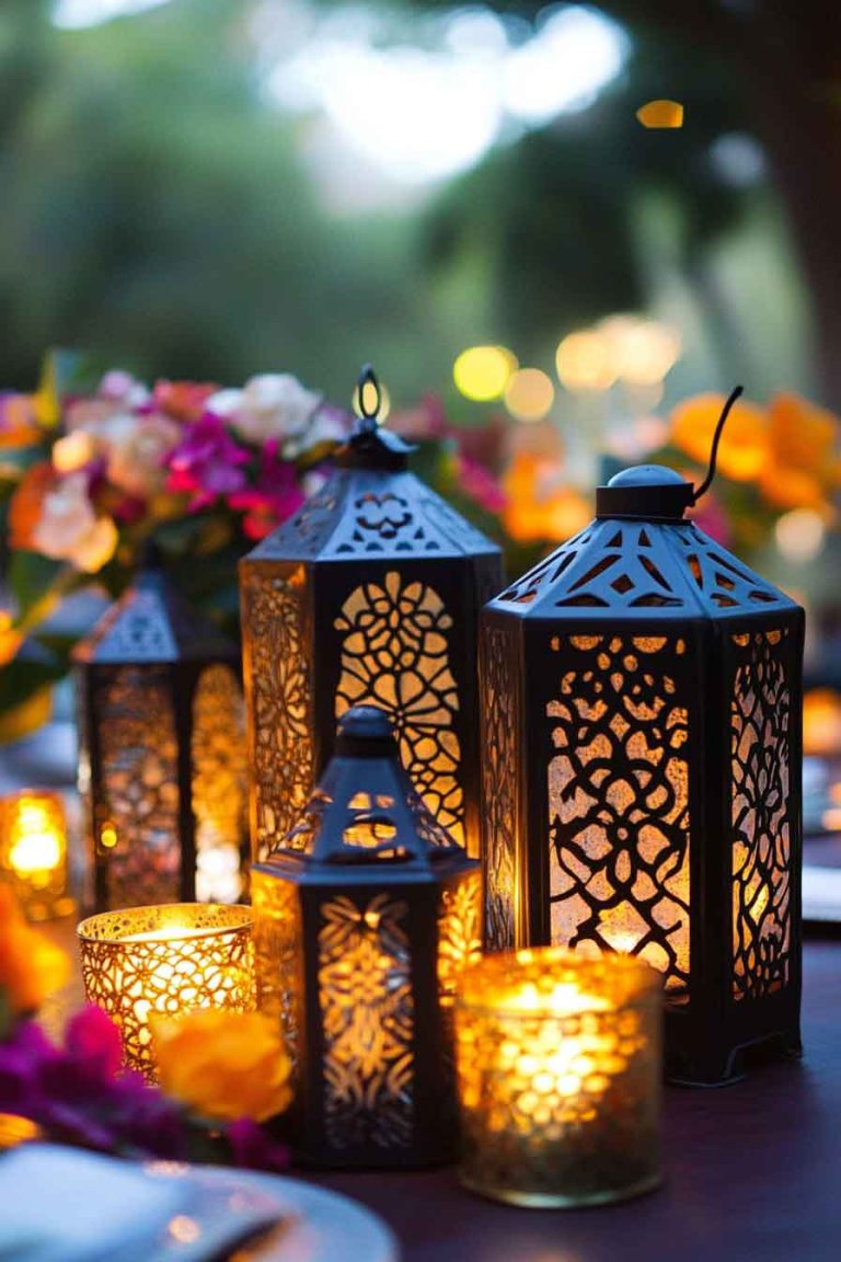 Tin Lantern Grouping