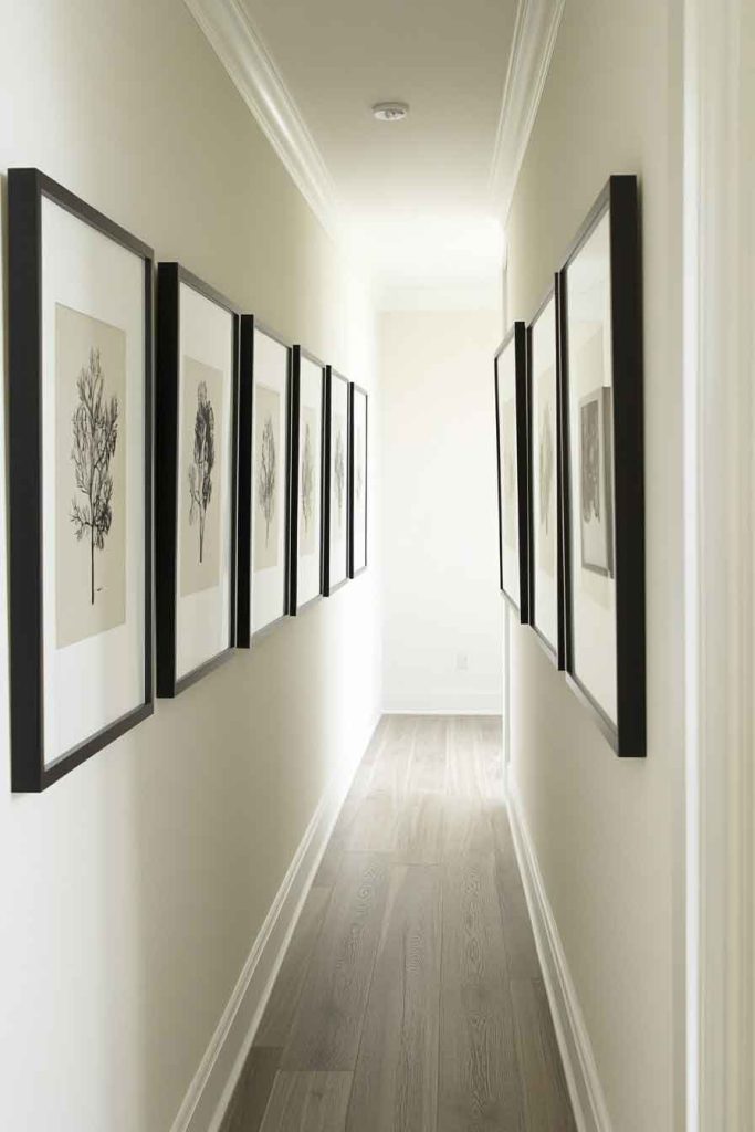 Hang Artwork in a Line