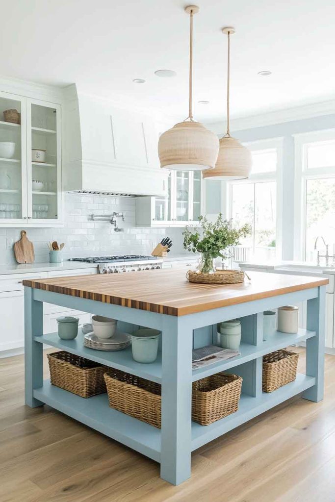 Coastal Kitchen Island Ideas