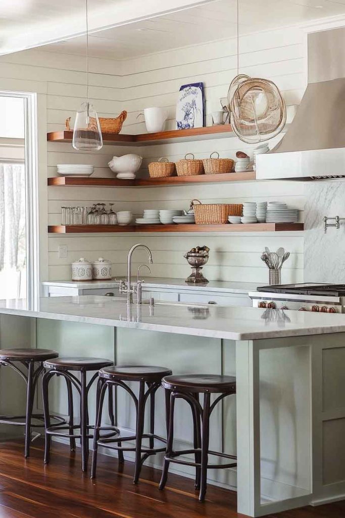  Open Shelving Island