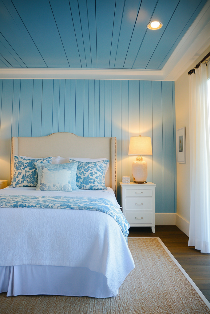 Blue Ceiling Treatments