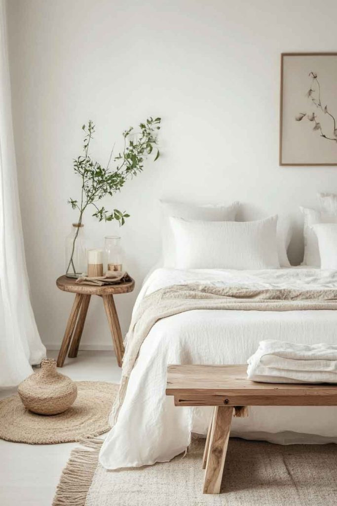 Warm White and Natural Wood