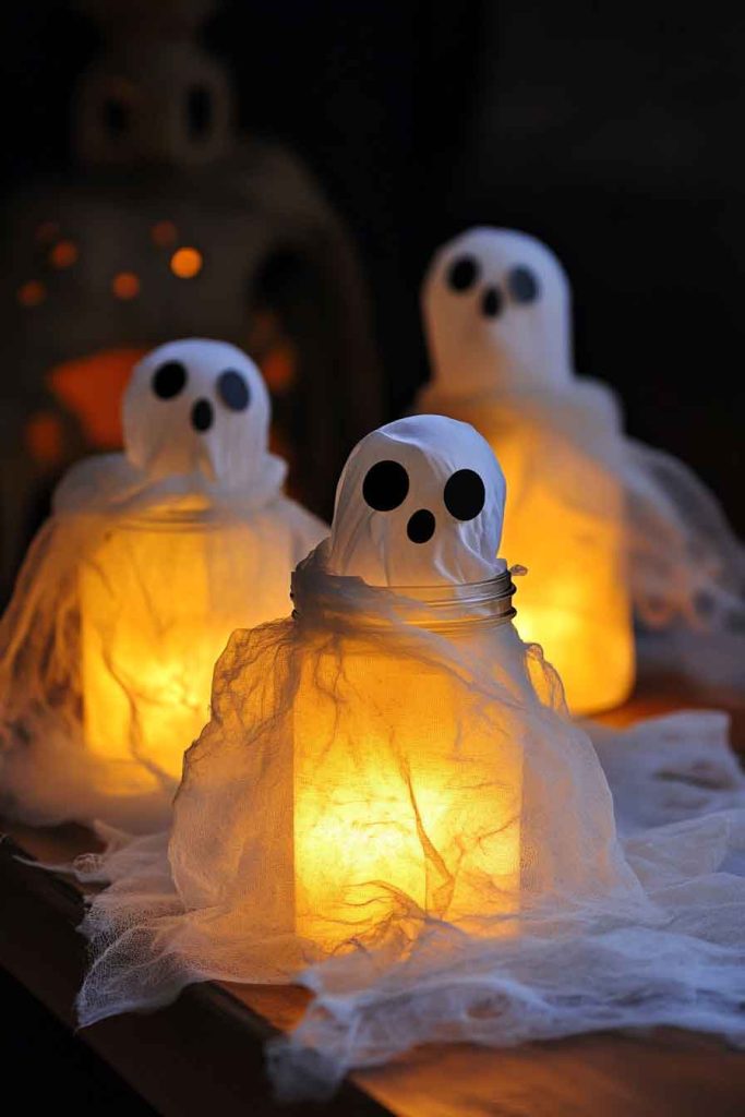 Glowing Ghost Jars