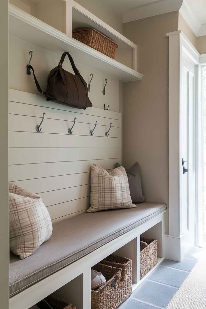 Install a Built-In Bench with Storage