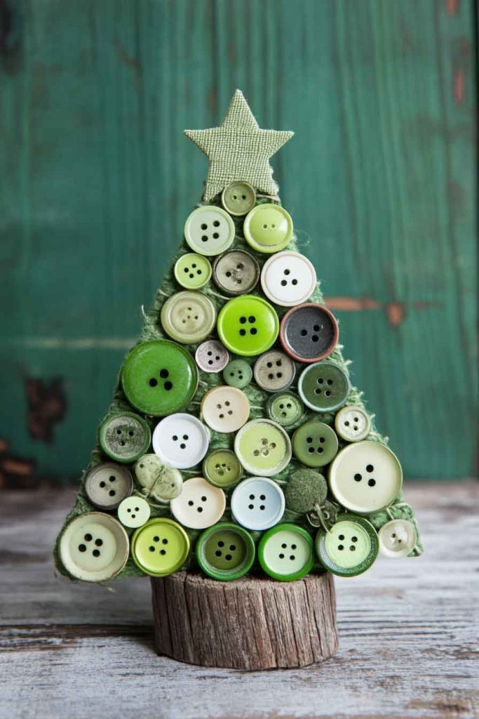 Button Tree Ornaments