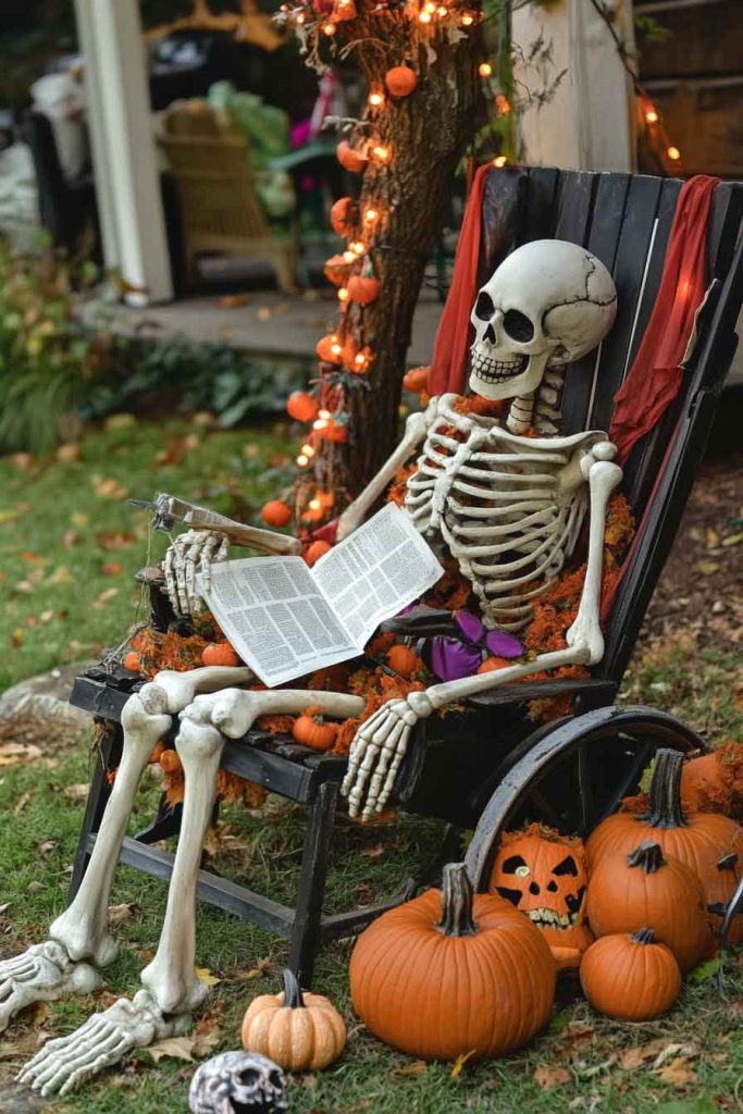 Spooky Skeleton Garden Party