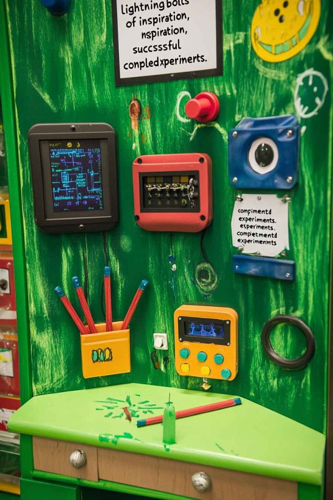 Frankenstein's Lab Writing Center with Creative Prompts