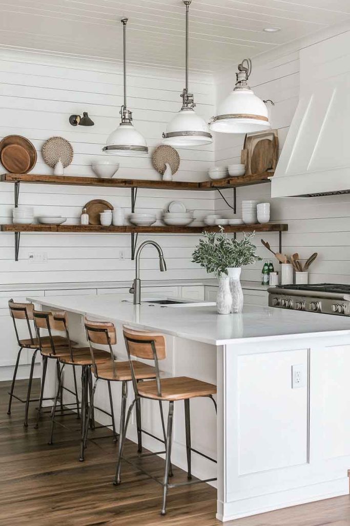 Coastal Farmhouse Kitchen