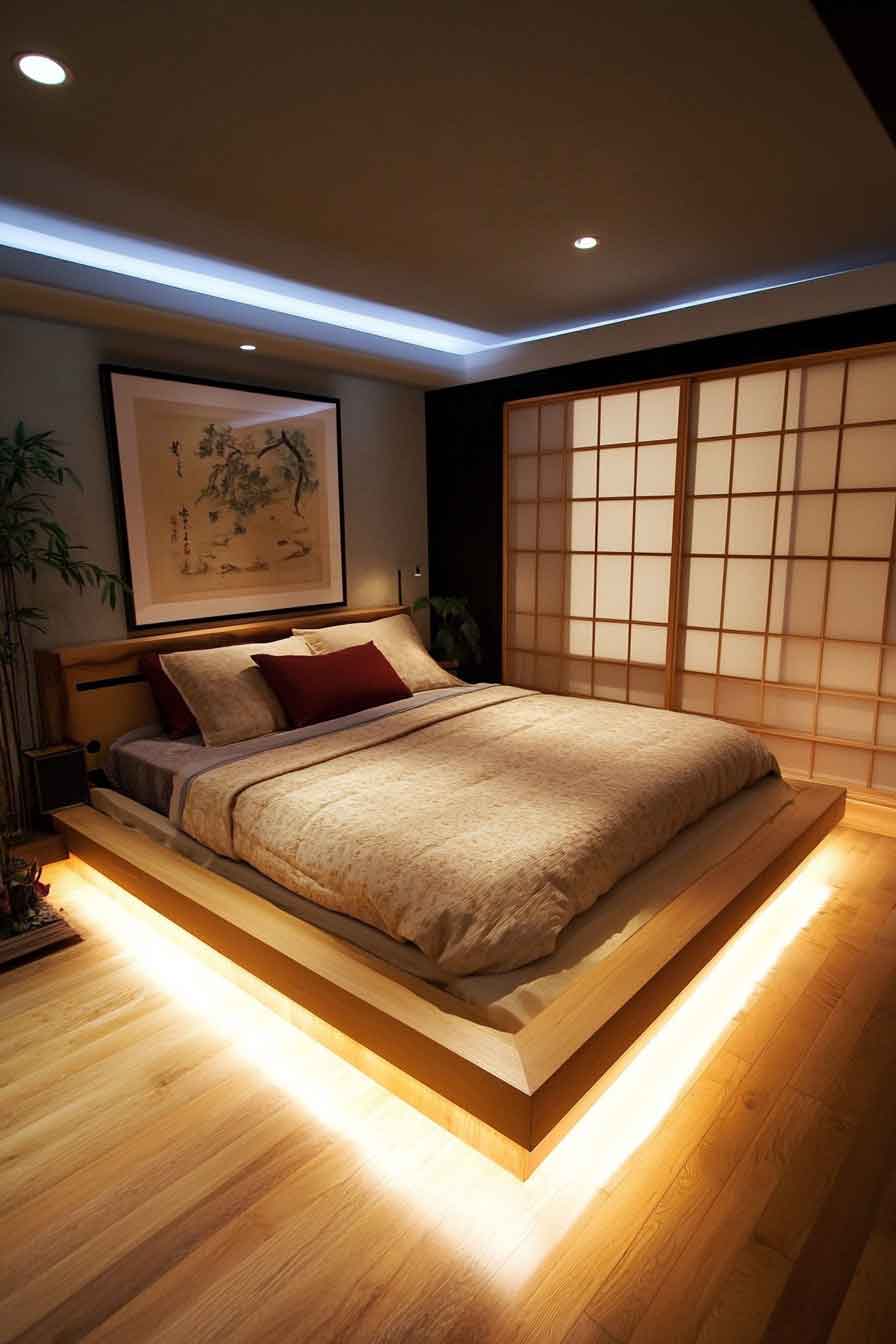 Asian-Inspired Bedroom